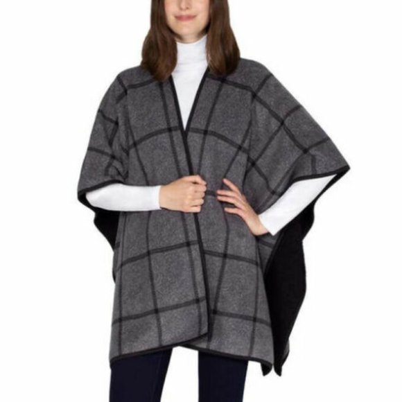 Ike Behar Reversible Women's Fashion Wrap - Picture 2 of 5